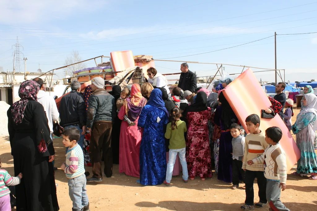 WILPF Lebanon distributing aid