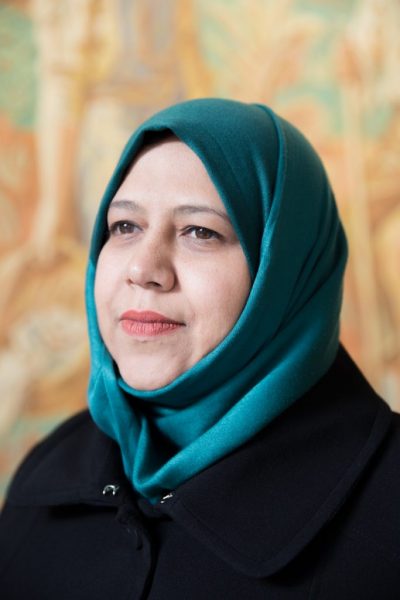Muna Luqman, Co-founder of the Women Solidarity Network and Chairperson of the Yemeni foundation “Food For Humanity” 
