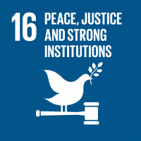 UNSDG 16 - PEACE, JUSTICE AD STRONG INSTITUTIONS