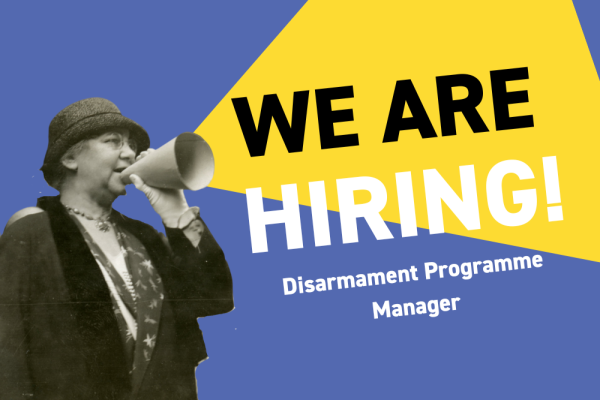 Job ad Disarmament Programme Manager